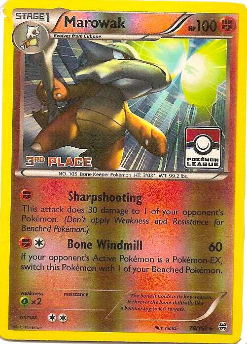 Marowak (Pokemon League) [3rd Place]