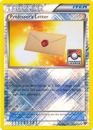 Professor's Letter - 123/146 (Pokemon League) - League & Championship Cards