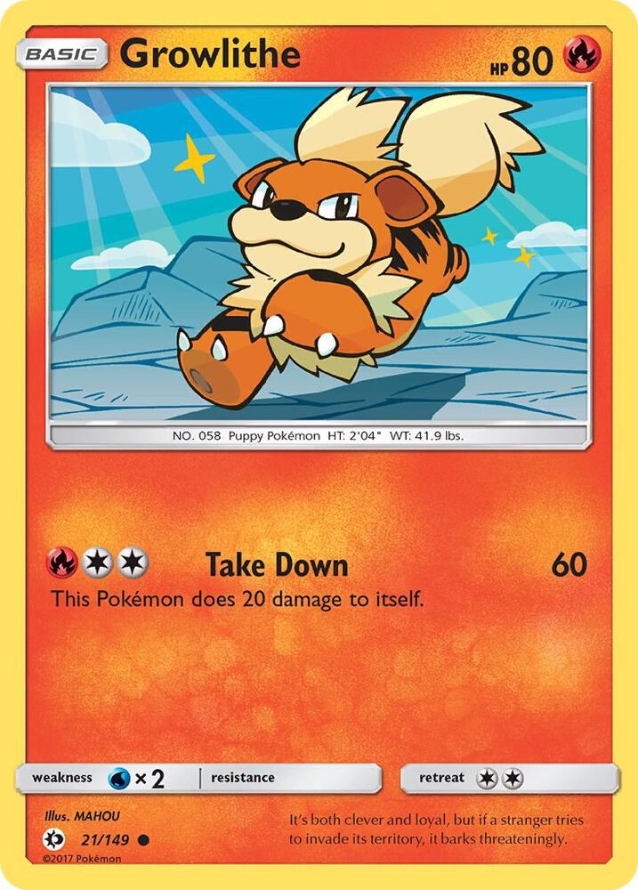 Growlithe - SM Base Set