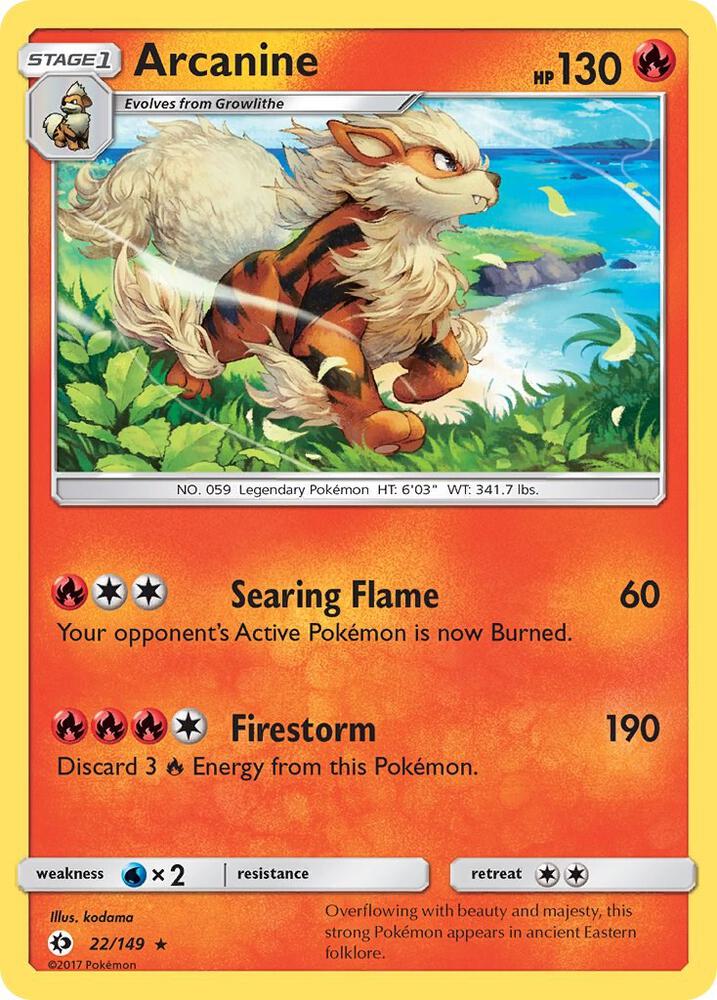 Arcanine - SM Base Set