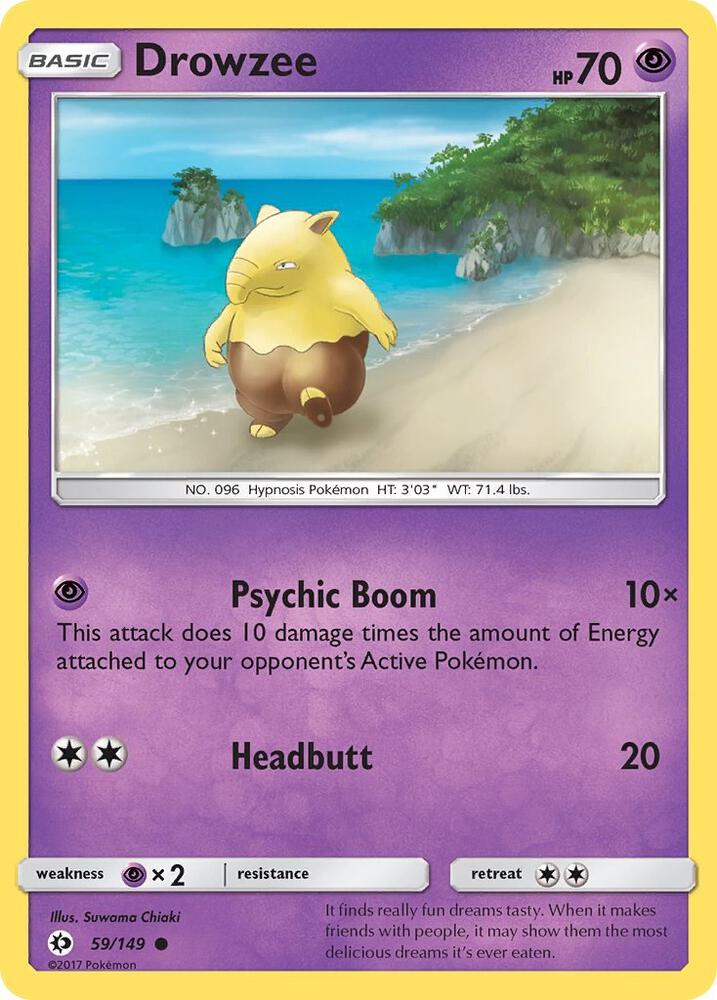 Drowzee - SM Base Set