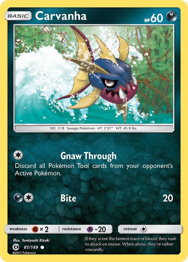 Carvanha - SM Base Set