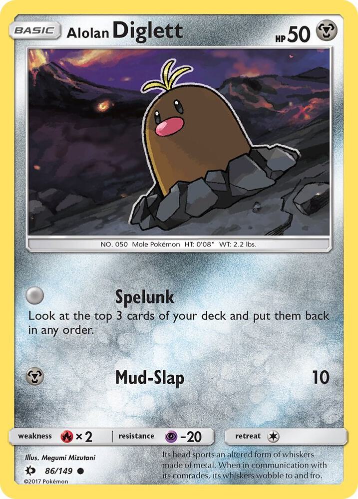 Alolan Diglett - SM Base Set