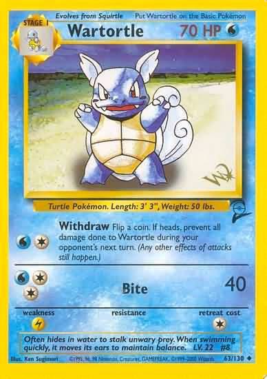 Wartortle [W Stamped] - WoTC Promo