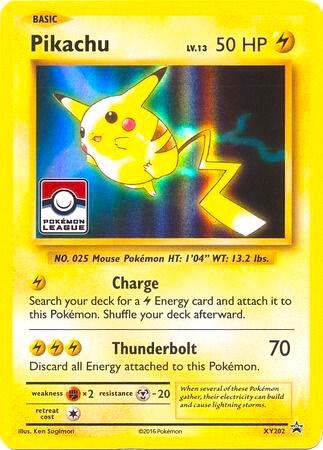 Pikachu - XY202 (Pokemon League) - League & Championship Cards