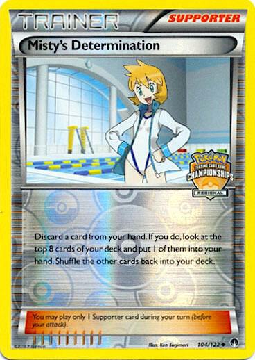 Misty's Determination - 104/122 (Regional Championships) - League & Championship Cards