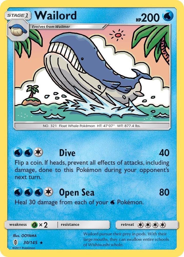 Wailord - SM - Guardians Rising