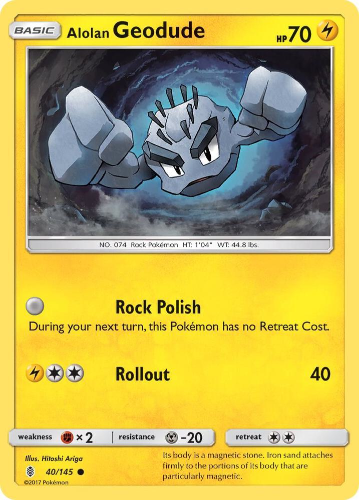 Alolan Geodude - SM - Guardians Rising