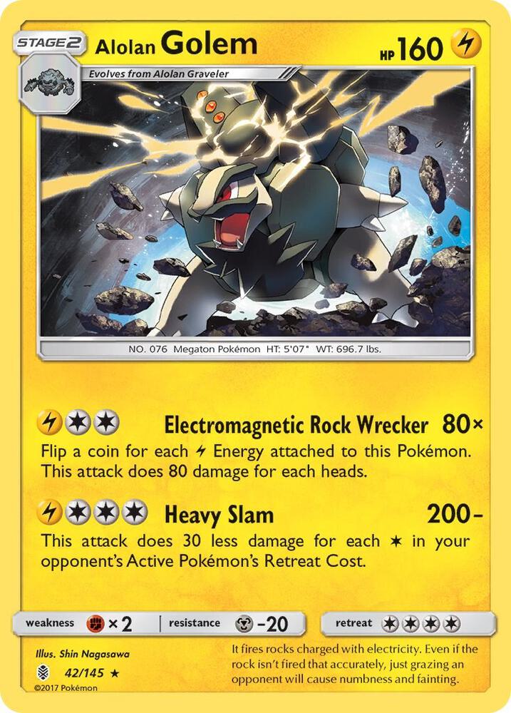 Alolan Golem - SM - Guardians Rising