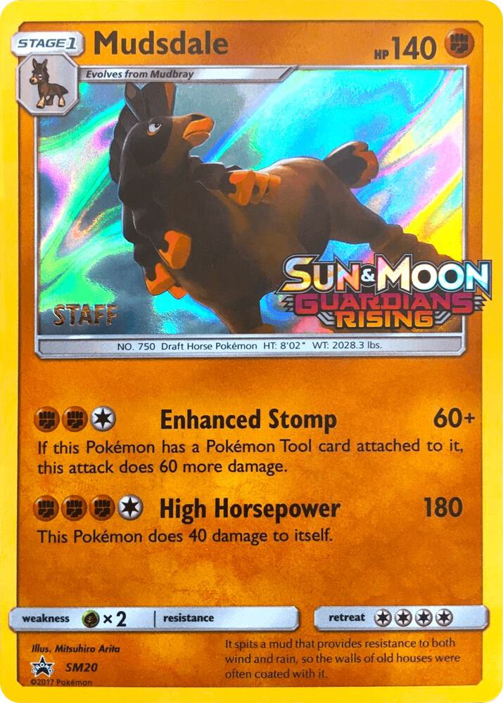 Mudsdale - SM20 (Prerelease) [Staff] - SM Promos