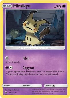 Mimikyu - 58/145 (SM Guardians Rising) - Deck Exclusives