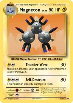 Magneton - 38/108 (XY Evolutions) - Deck Exclusives