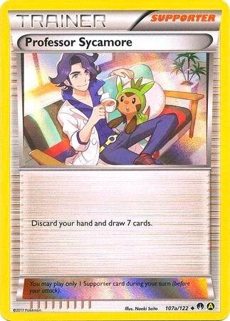 Professor Sycamore - 107a/122 (Holofoil) - Alternate Art Promos