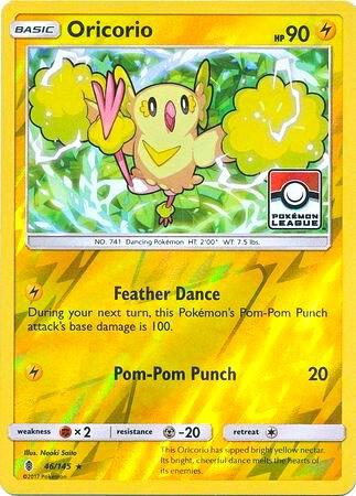 Oricorio - 46/145 (Pokemon League) - League & Championship Cards