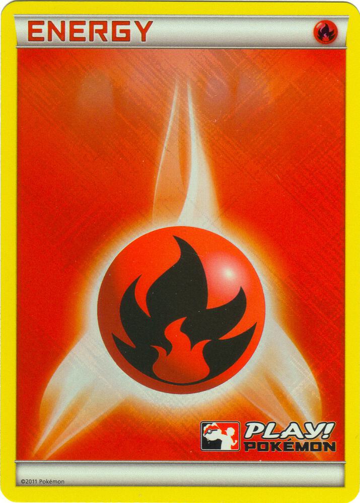 Fire Energy (2011 Play! Pokemon) - League & Championship Cards