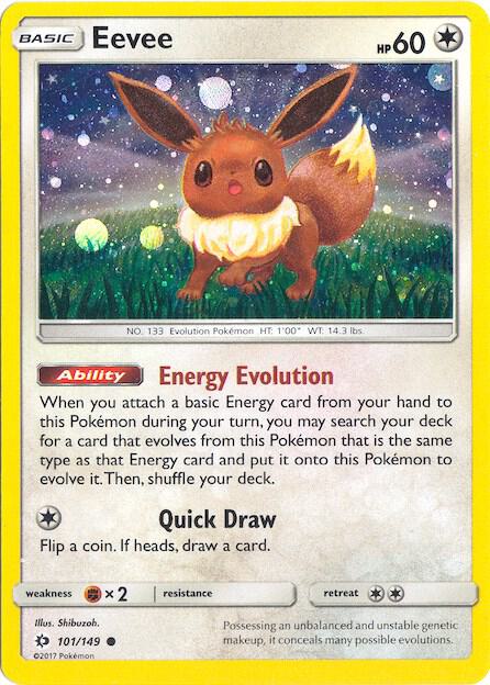Eevee - 101/149 (Cosmos Holo) - Miscellaneous Cards & Products