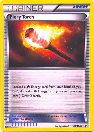 Fiery Torch - 89/106 (Sheen Holo) - Miscellaneous Cards & Products