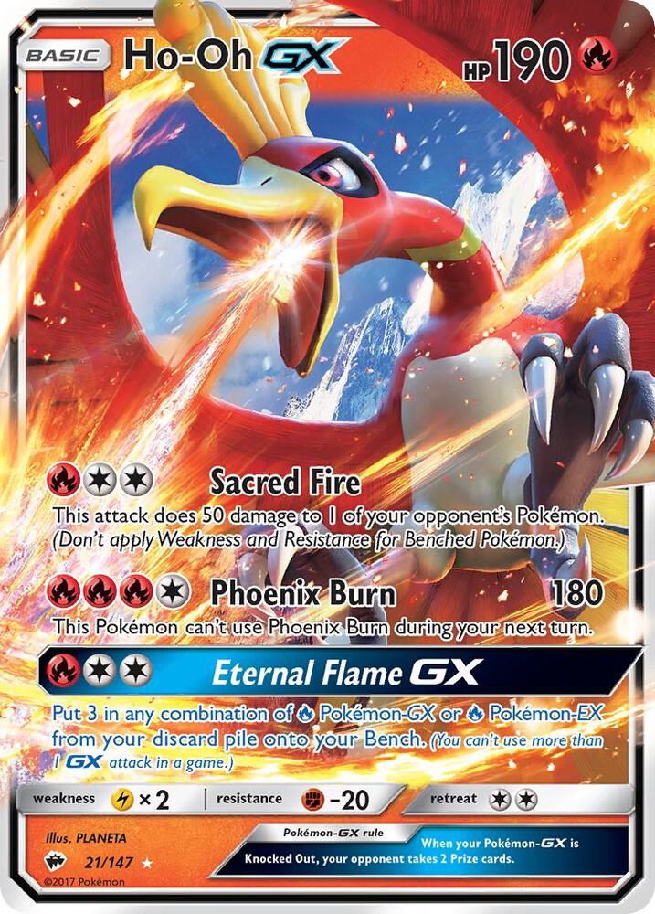 Ho-Oh GX - SM - Burning Shadows