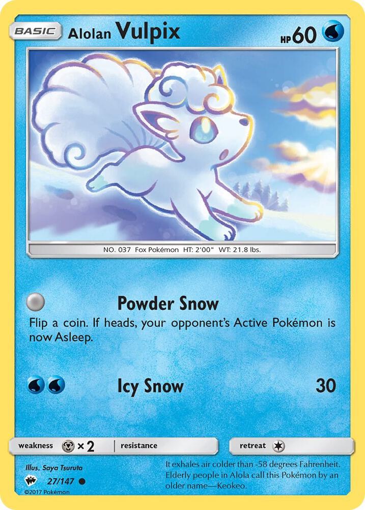 Alolan Vulpix - SM - Burning Shadows