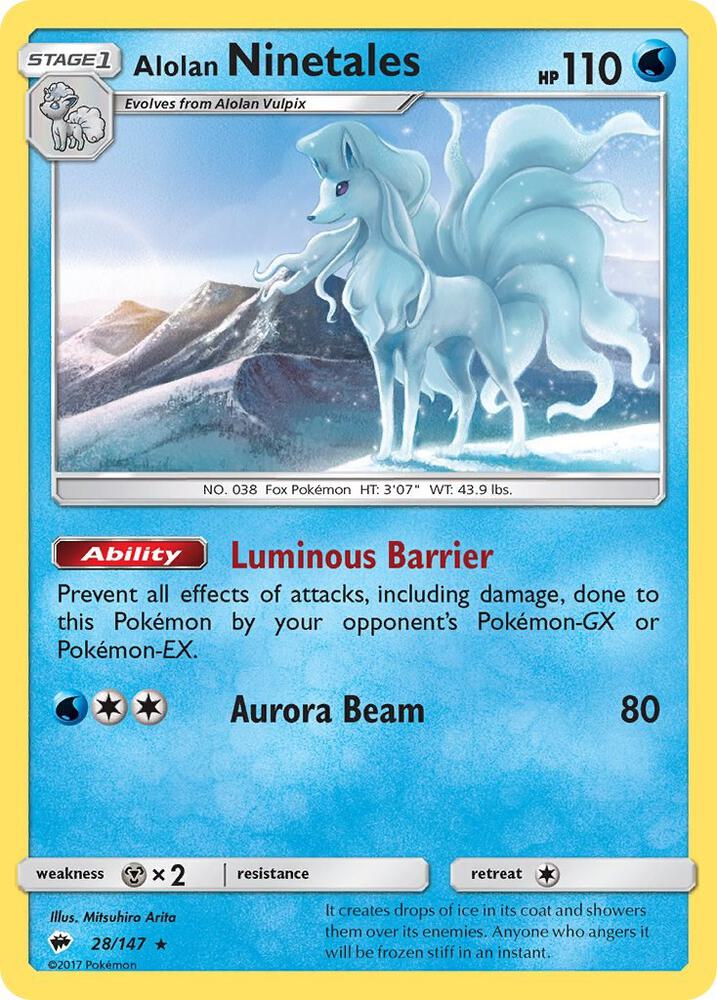 Alolan Ninetales - SM - Burning Shadows