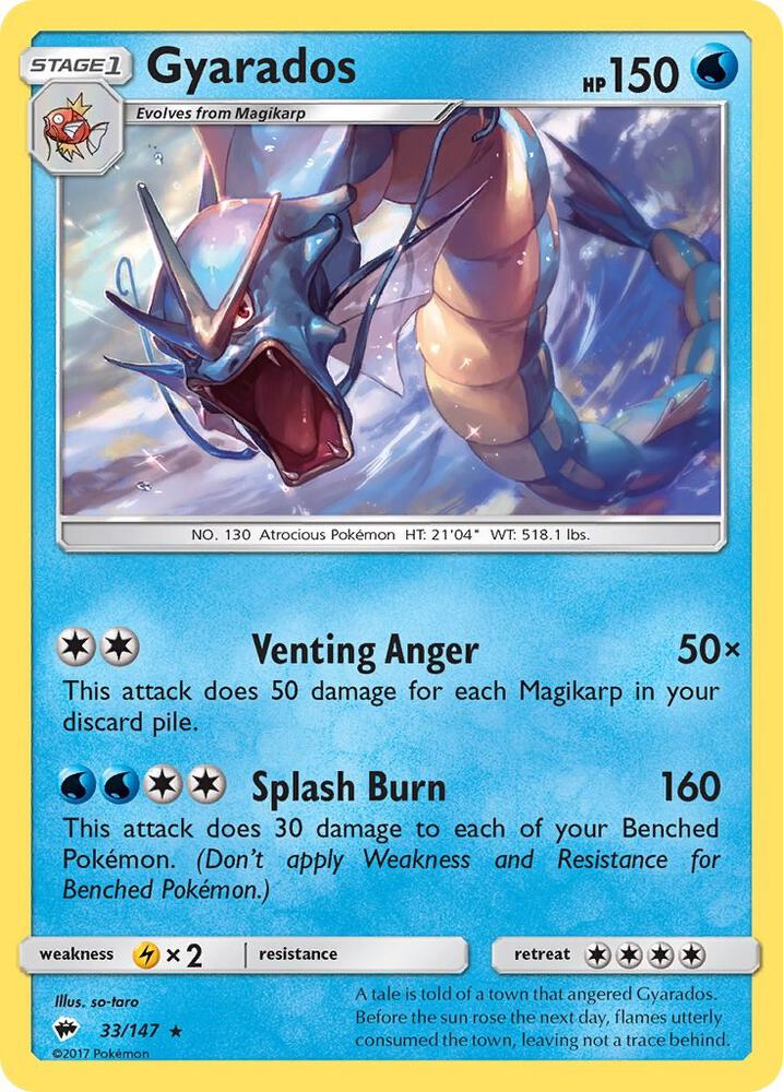 Gyarados - SM - Burning Shadows