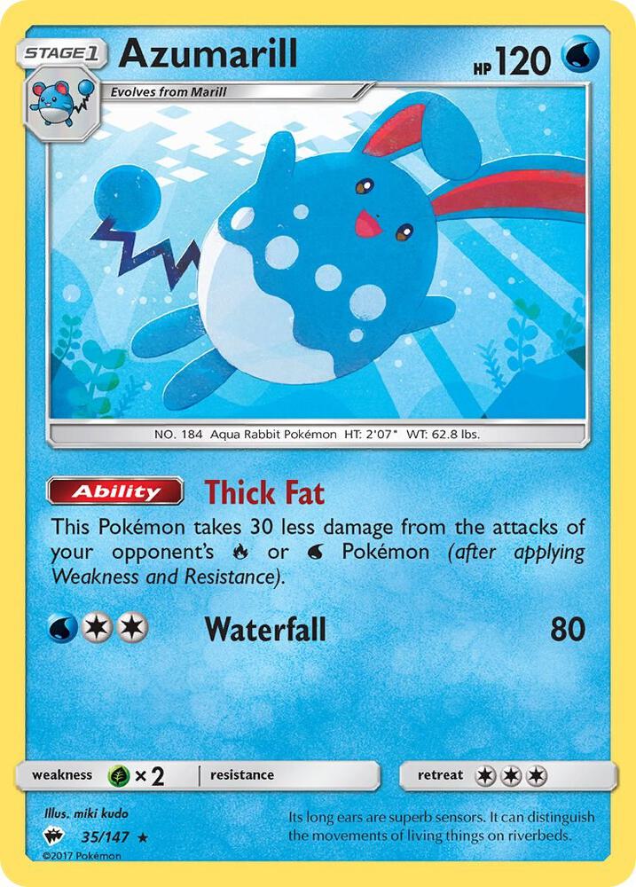 Azumarill - SM - Burning Shadows