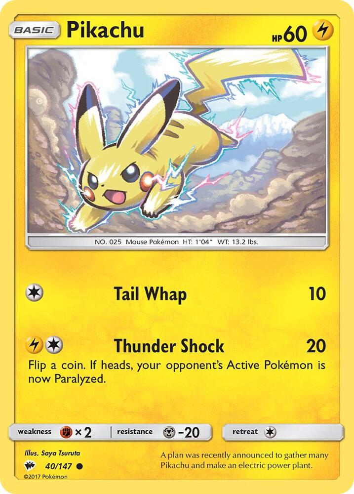 Pikachu - SM - Burning Shadows