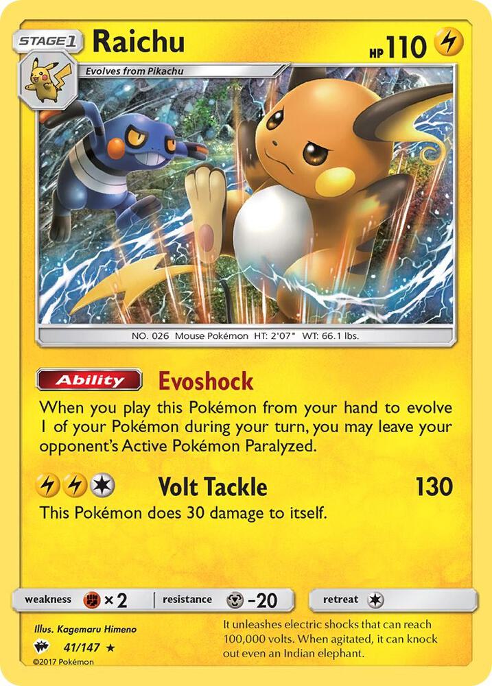 Raichu - SM - Burning Shadows
