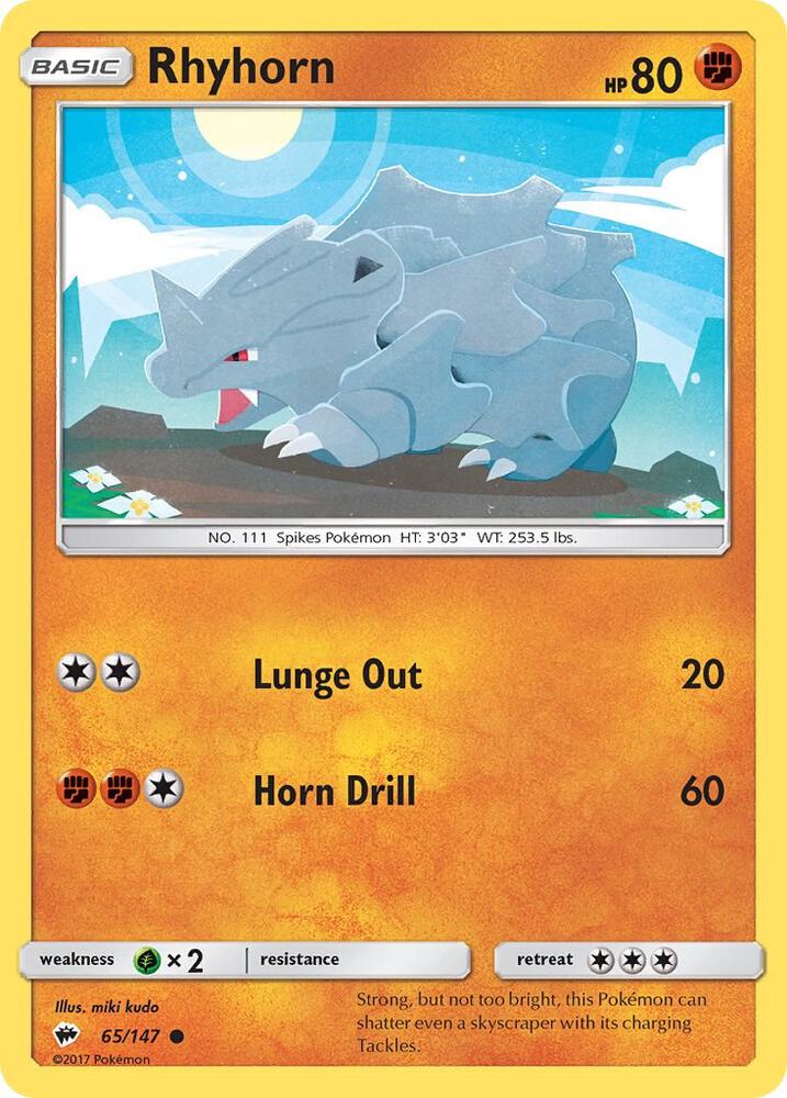 Rhyhorn - SM - Burning Shadows