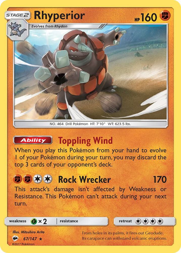 Rhyperior - SM - Burning Shadows