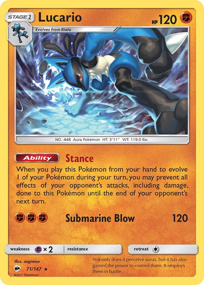 Lucario - SM - Burning Shadows