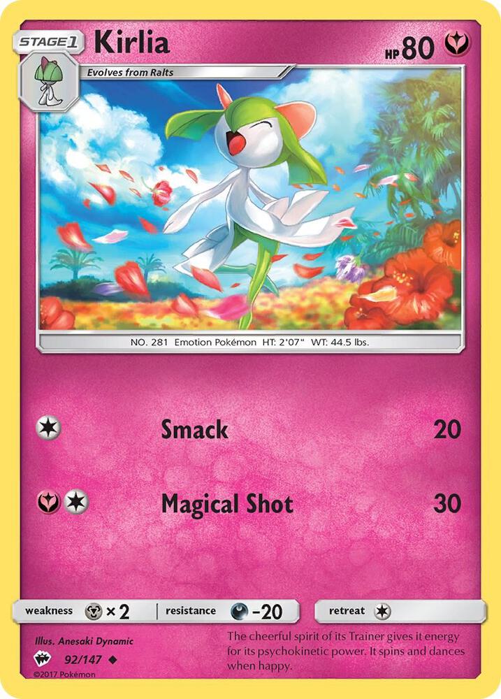 Kirlia - SM - Burning Shadows