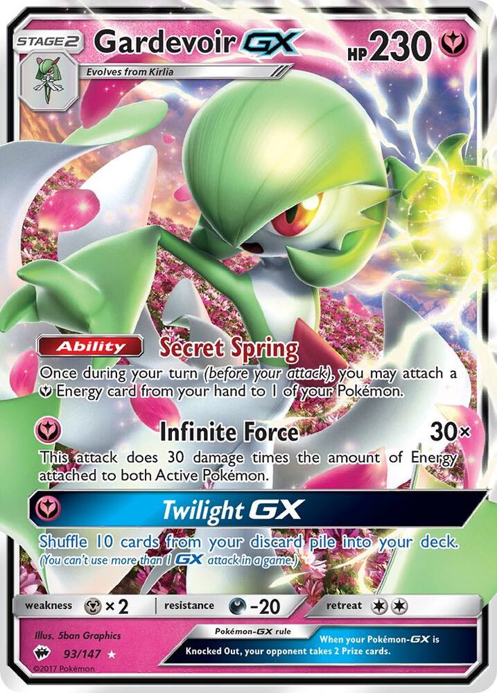 Gardevoir GX - SM - Burning Shadows