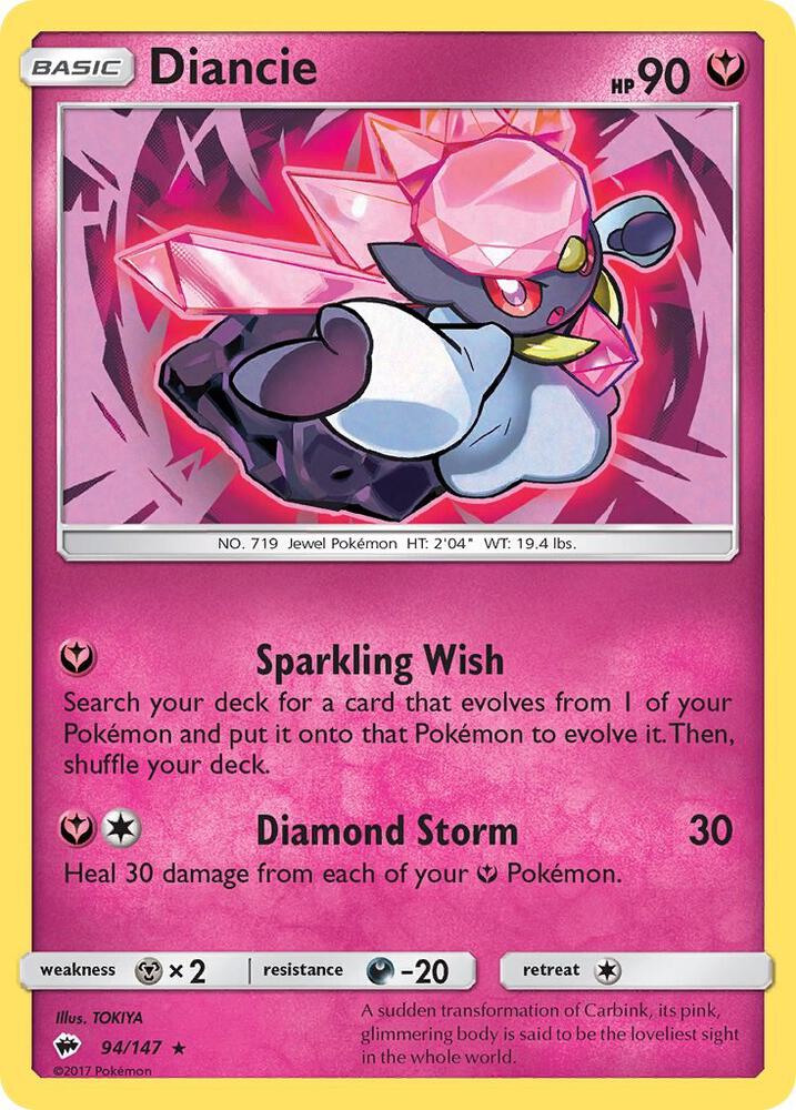 Diancie - SM - Burning Shadows