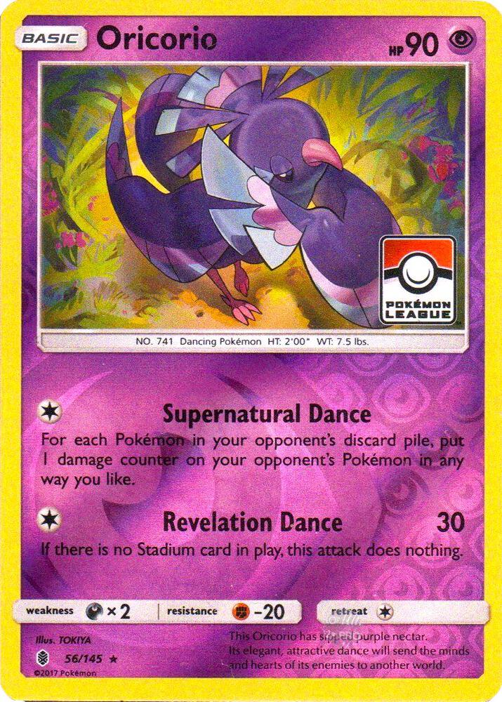 Oricorio - 56/145 (Pokemon League) - League & Championship Cards