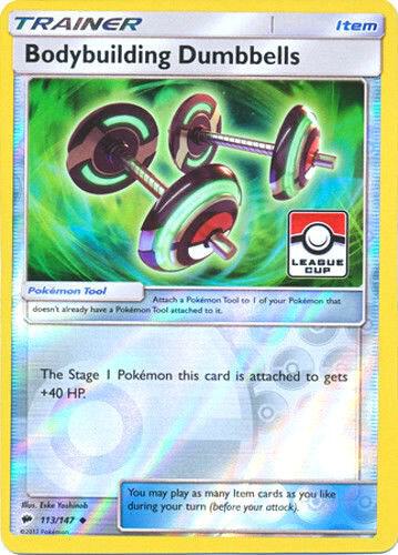 Bodybuilding Dumbbells - 113/147 (League Cup) - League & Championship Cards