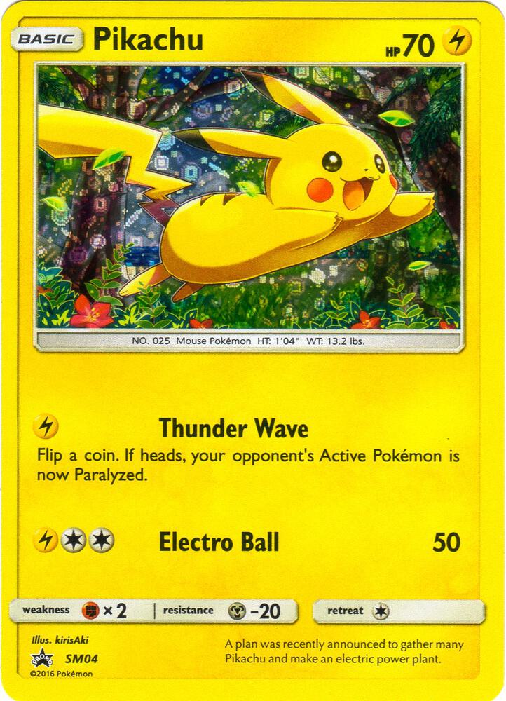 Pikachu - SM04 (General Mills) - Miscellaneous Cards & Products