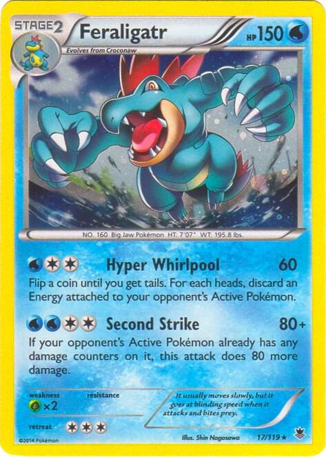 Feraligatr - 17/119 (Cosmos Holo) - Blister Exclusives