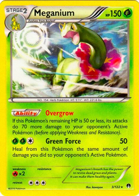 Meganium - 3/122 (Cosmos Holo) - Blister Exclusives
