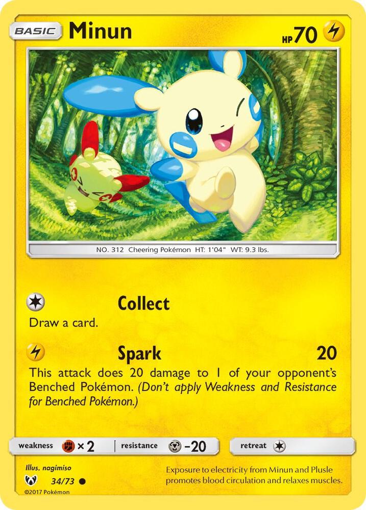 Minun - Shining Legends