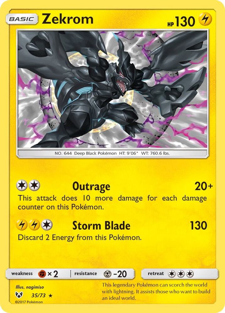 Zekrom - Shining Legends