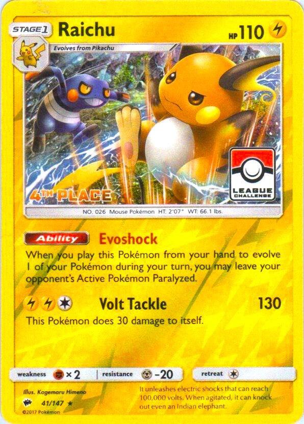 Raichu (League Challenge) [4th Place]