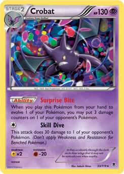 Crobat - 33/119 (Cosmos Holo) - Miscellaneous Cards & Products