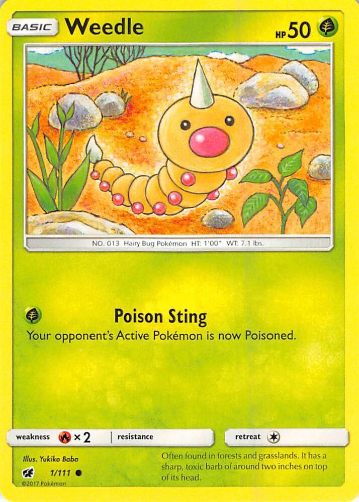 Weedle - SM - Crimson Invasion