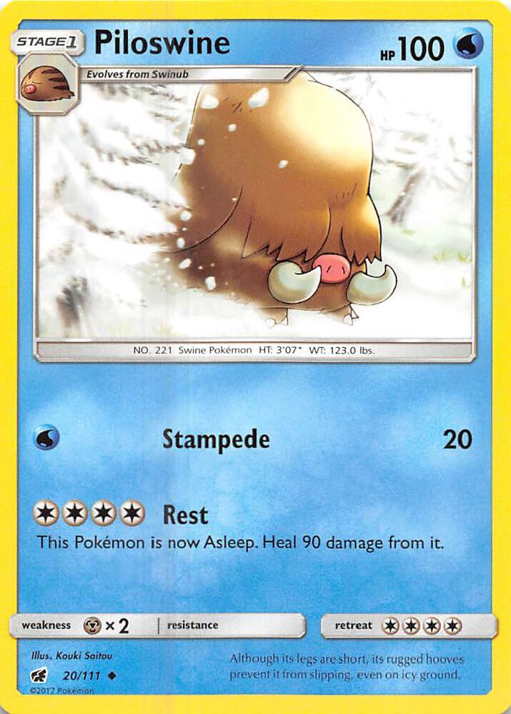 Piloswine - SM - Crimson Invasion