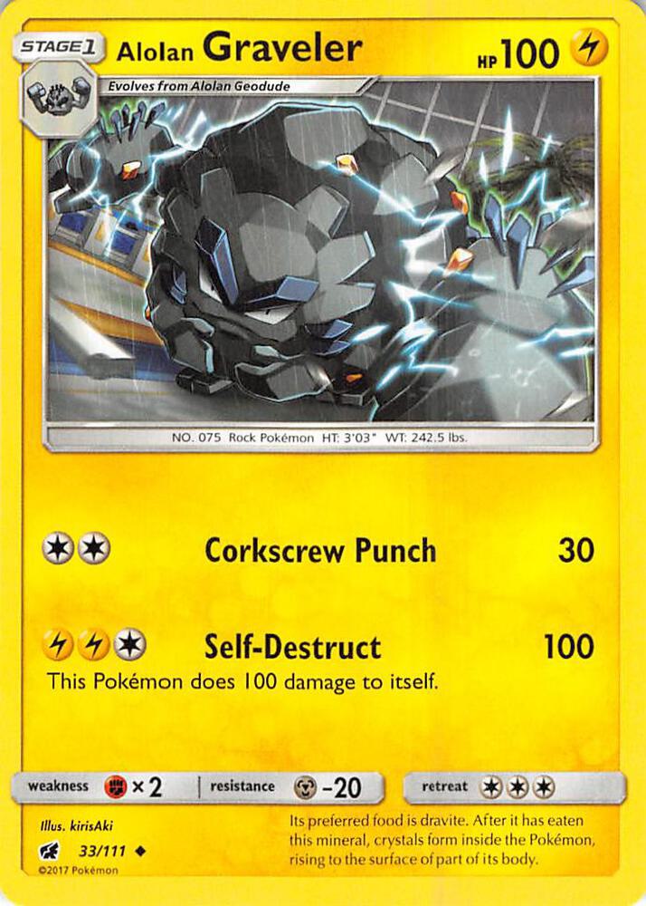 Alolan Graveler - SM - Crimson Invasion