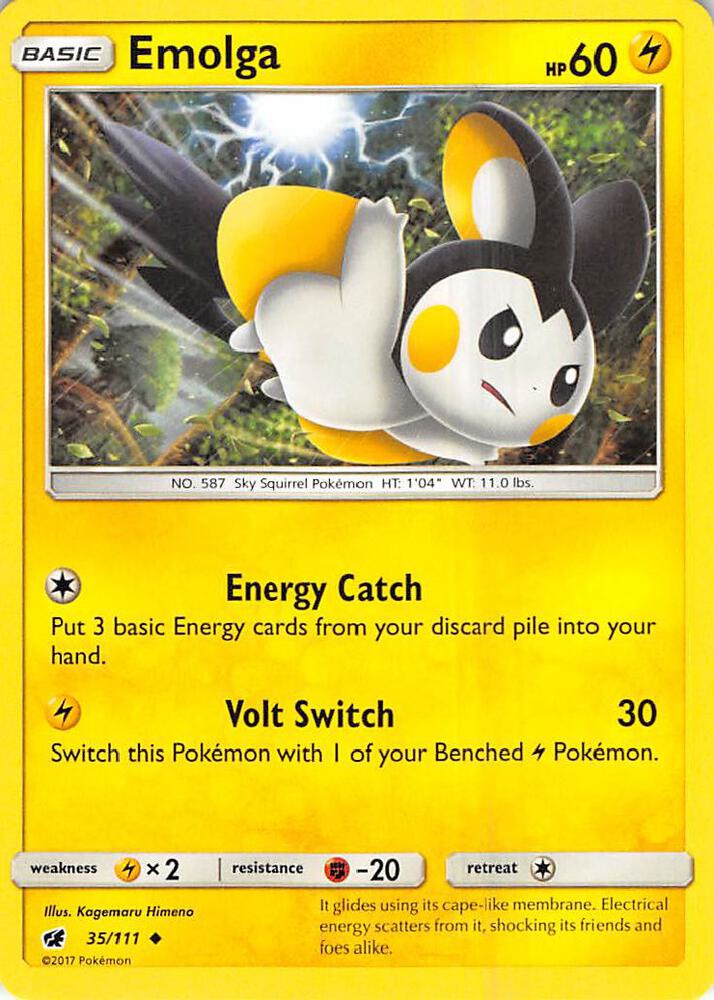 Emolga - SM - Crimson Invasion