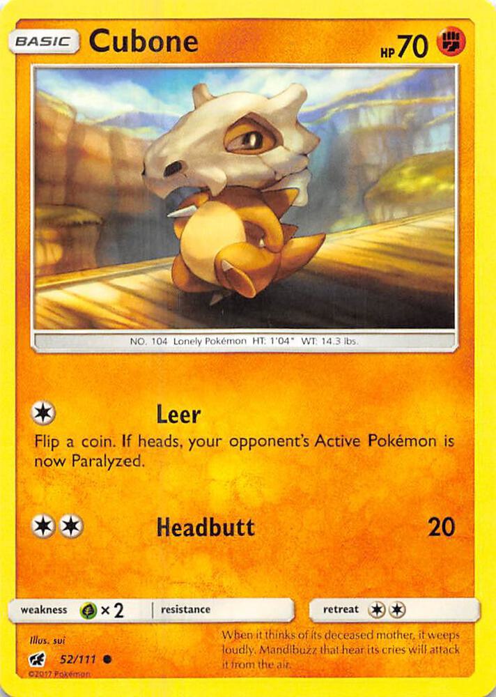 Cubone - SM - Crimson Invasion
