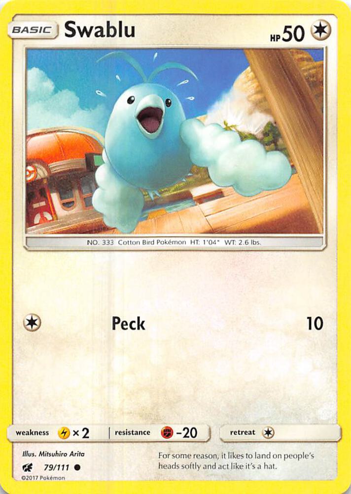 Swablu - SM - Crimson Invasion