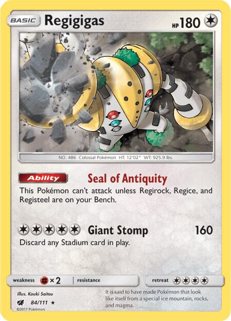 Regigigas - SM - Crimson Invasion